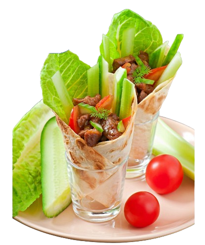 Grub'n Color Palette Food Mockup